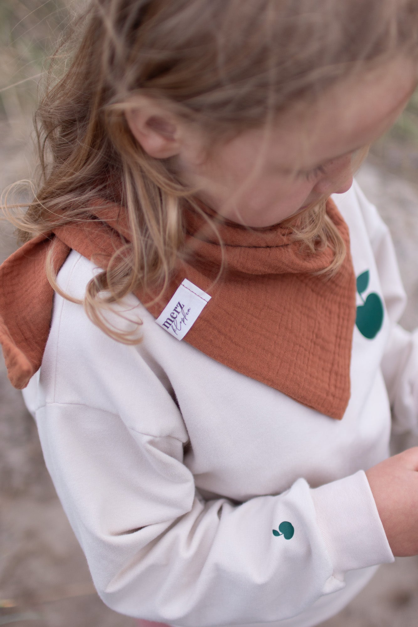 Kinder Musselintuch Zimt - leicht und atmungsaktiv, ideal für Baby und Kleinkind

