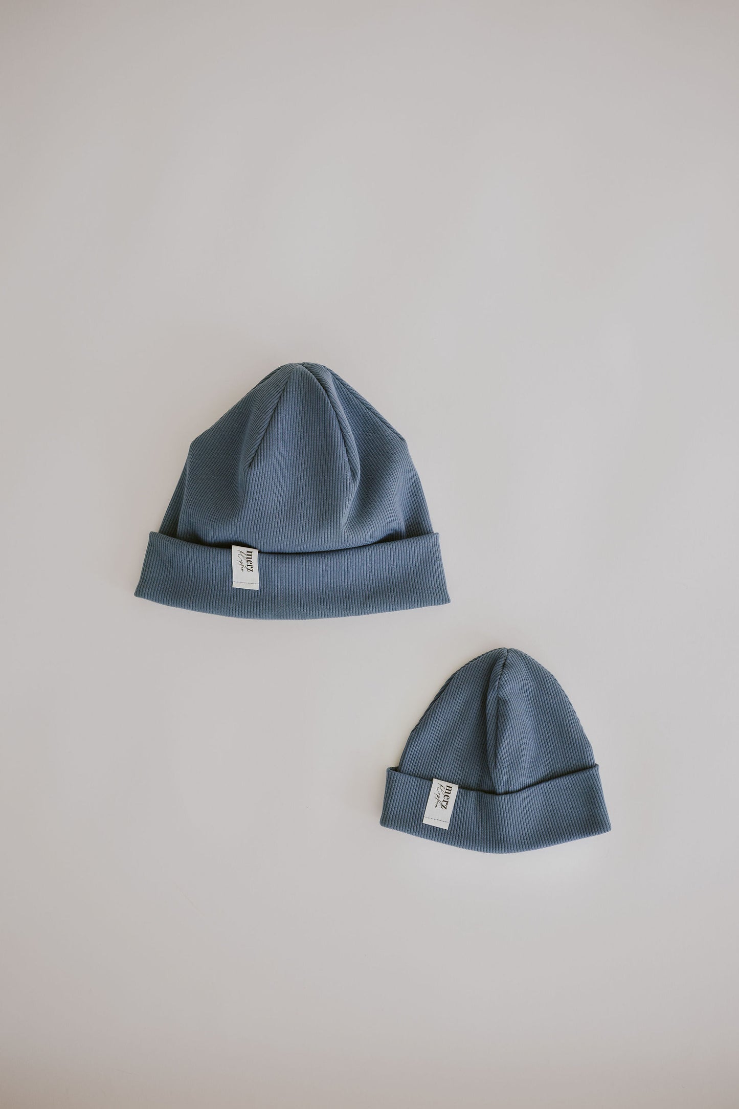 Mini-Me Set Petrol - Erwachsenen & Kinder Beanie