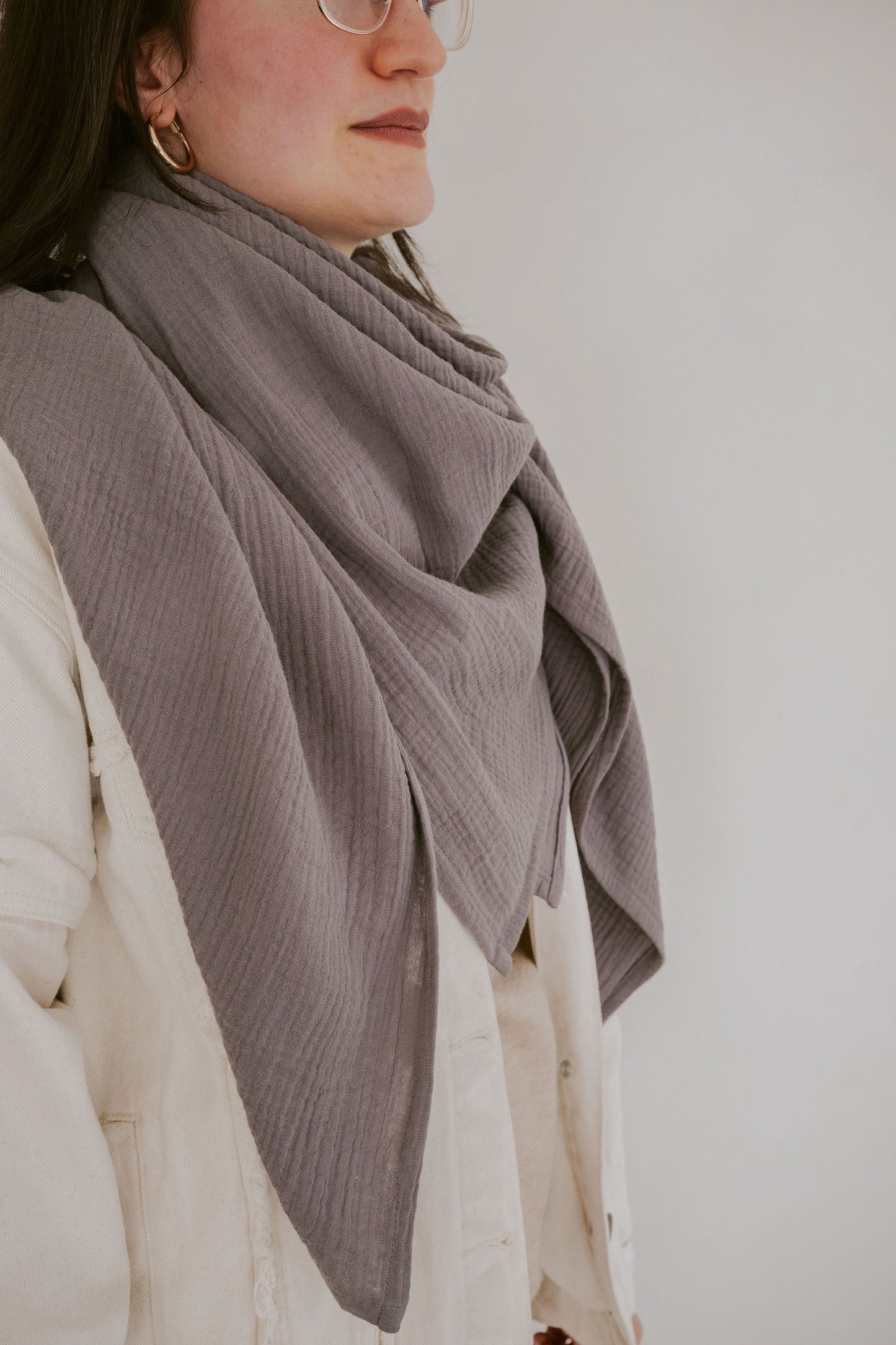 XL Musselintuch Grey