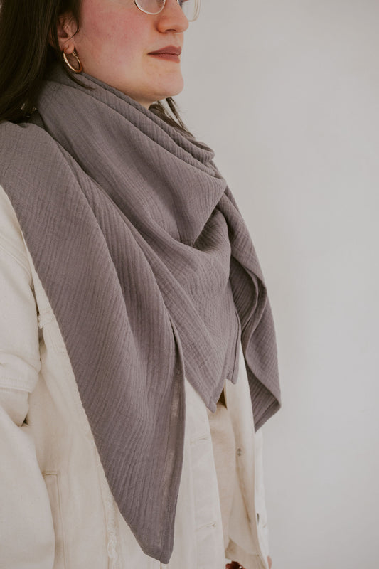 XL Musselintuch Grey